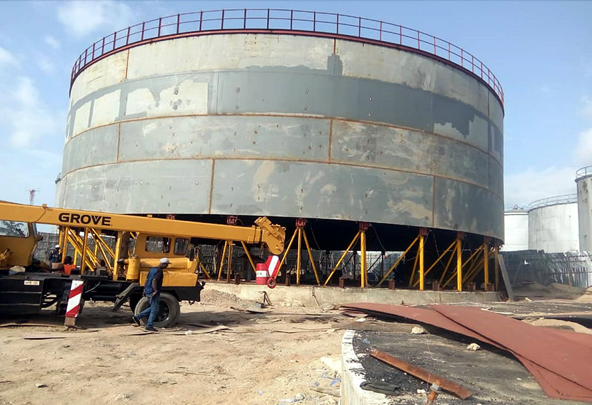 13.5m Litres Tank for Conoil PLC Apapa Lagos